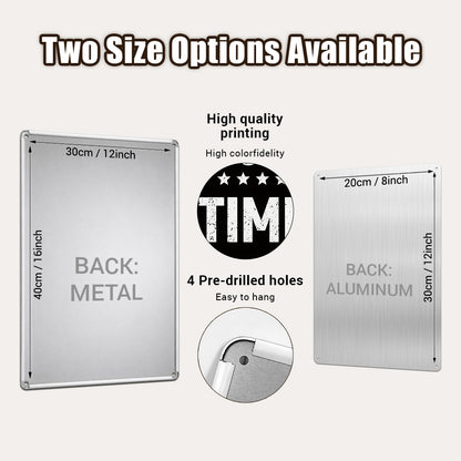 Mike Told You Metal Sign – Funny Garage Workshop Decor