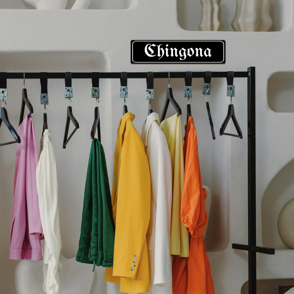 Chingona Metal Sign – Latina Empowerment Wall Decor