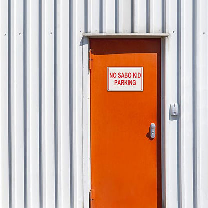 Funny Spanglish Meme – No Sabo Kid Parking Metal Sign