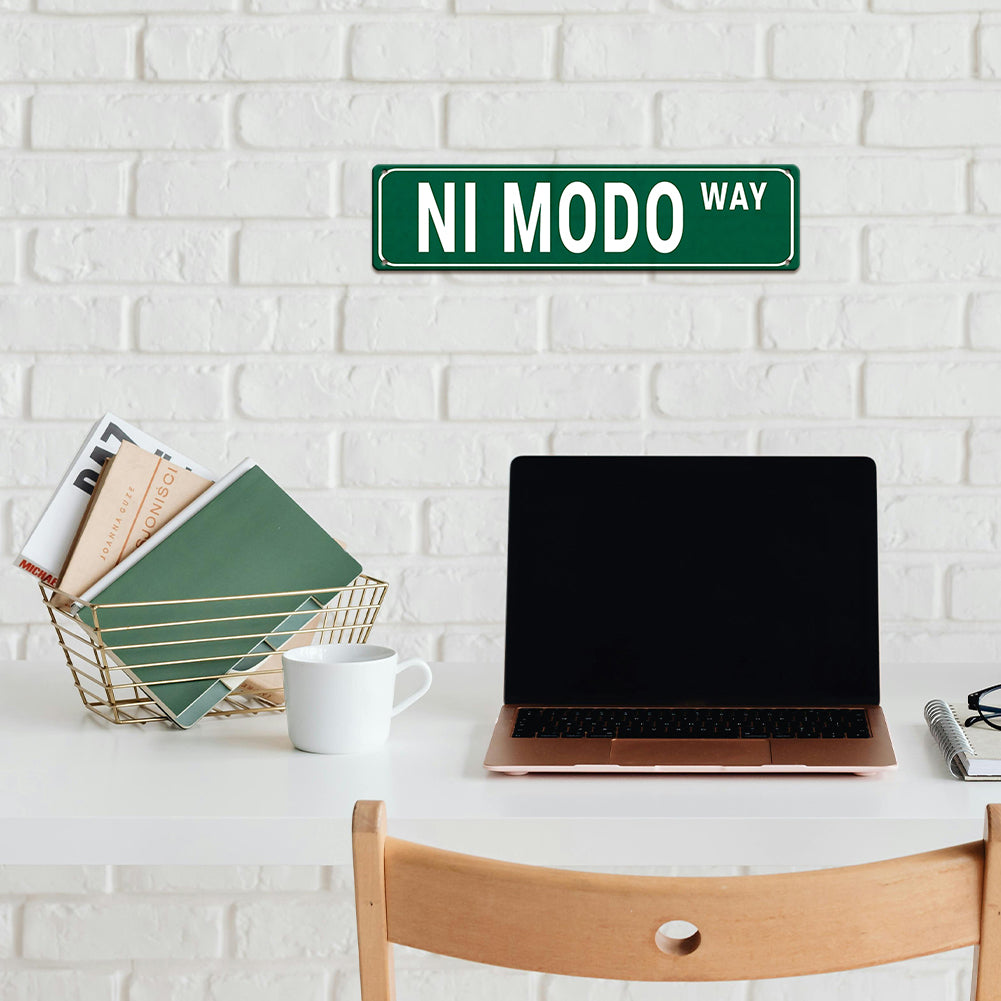 Funny Spanglish Vintage Wall Decor - NI MODO.way
