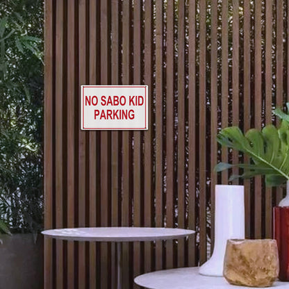 Funny Spanglish Meme – No Sabo Kid Parking Metal Sign