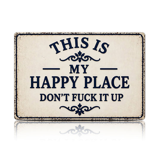 Funny Garden Fence & Patio Decor - This Is My Custom Text Don’t Fuck It Up