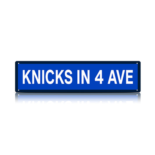 NYC in 4 Ave Metal Sign – 27 Years Later, New York Stand Up