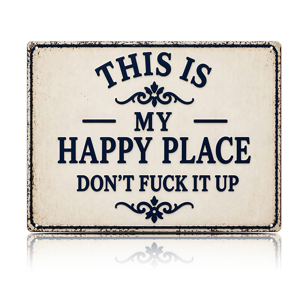 Funny Garden Fence & Patio Decor - This Is My Custom Text Don’t Fuck It Up