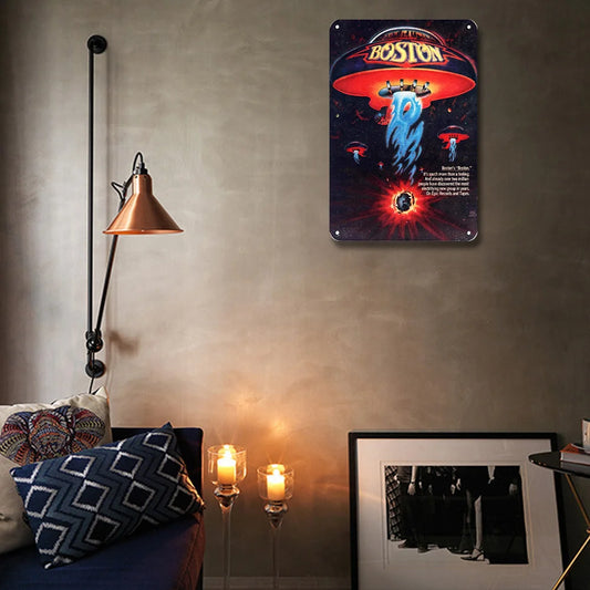 Boston Debut Album Cover Spaceship