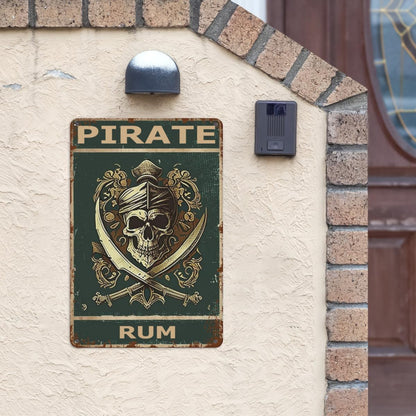 "Pirate Rum" Skull & Swords