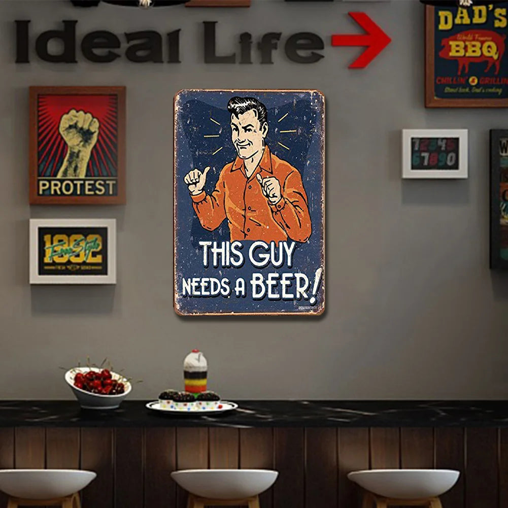 This Guy Needs a Beer!