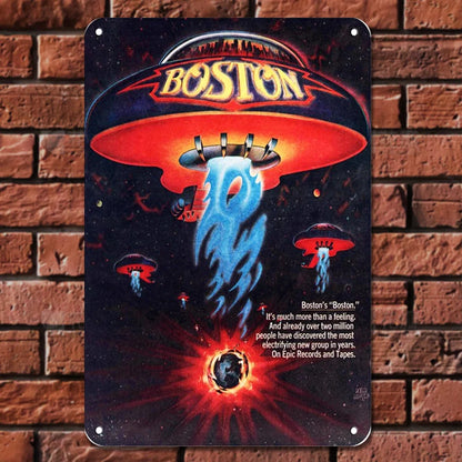 Boston Debut Album Cover Spaceship