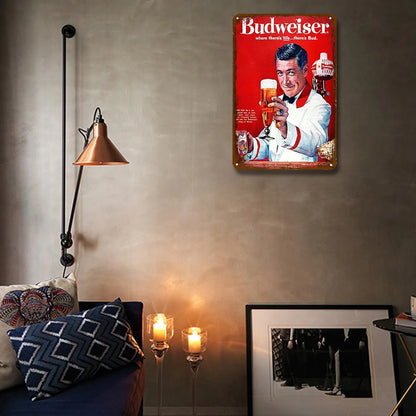 Vintage Budweiser "Where There's Life"
