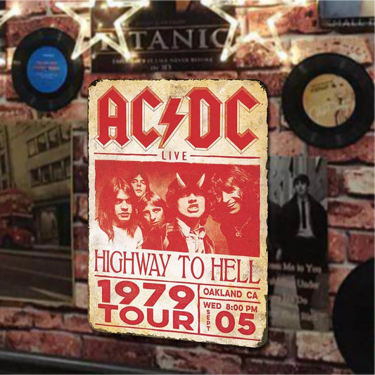 AC/DC 1979 Highway to Hell Tour