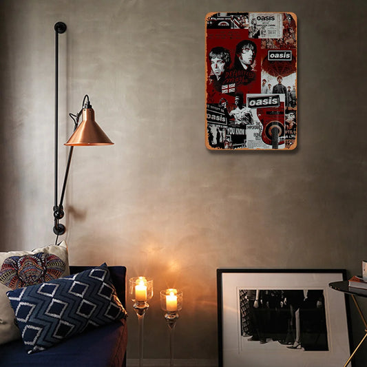 Oasis Rock Music History Collage