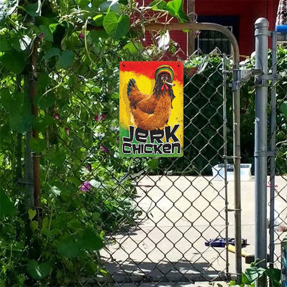 "Jerk Chicken" Funny Rasta Chicken