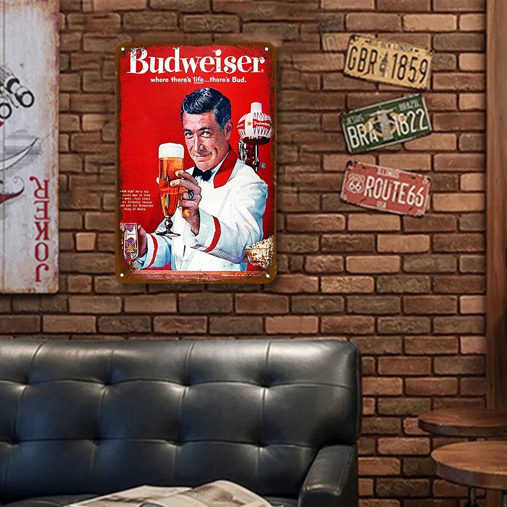 Vintage Budweiser "Where There's Life"