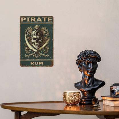 "Pirate Rum" Skull & Swords