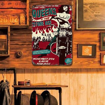 Queens of the Stone Age Newcastle 2007 Concert Poster