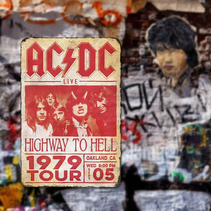 AC/DC 1979 Highway to Hell Tour