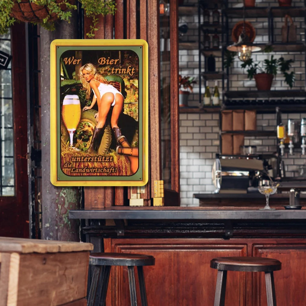German Beer "Support Agriculture"