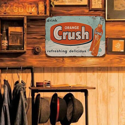 Vintage Orange Crush Soda "Refreshing Delicious"