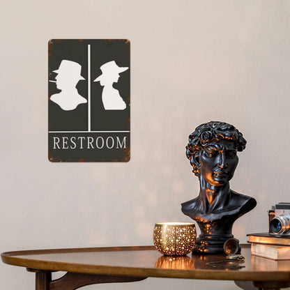 Film Noir Style Restroom