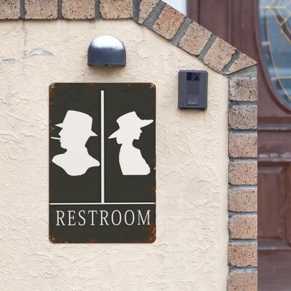 Film Noir Style Restroom