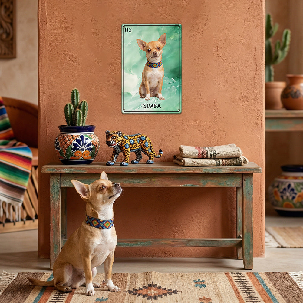 Custom Loteria Metal Sign