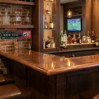 Custom Right  Pointing Hand Metal Sign