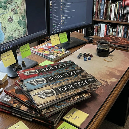 Custom Left Pointing Hand Metal Sign