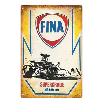 FINA Supergrade Motor Oil Racin