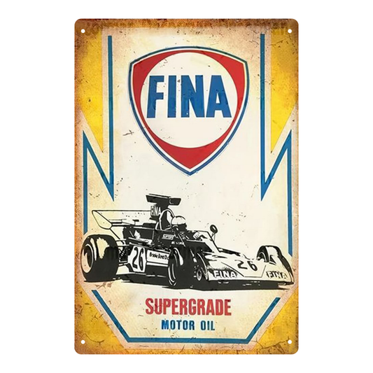 FINA Supergrade Motor Oil Racin