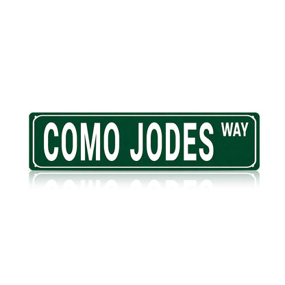 Custom Funny Spanglish Vintage Wall Decor - YOUR NAME.way