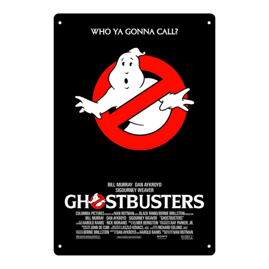 Ghostbusters “Who Ya Gonna Call?” Tin Sign