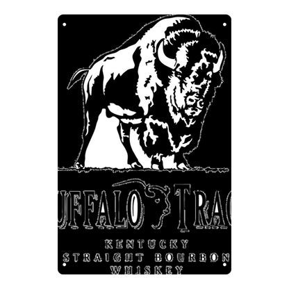 Buffalo Trace Kentucky Bourbon Vintage Metal Sign