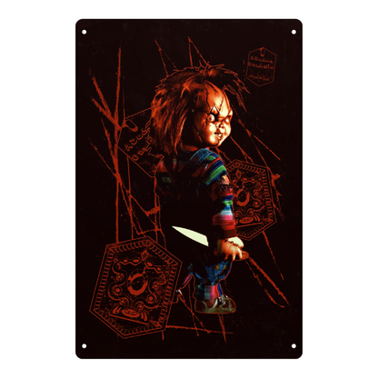 Chucky Horror Tin Sign