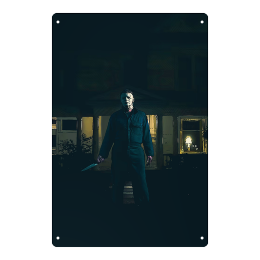 Halloween Michael Myers Night Stalker Tin Sign