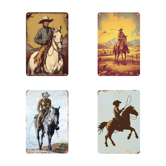 4PCs-Cowboy on Horseback