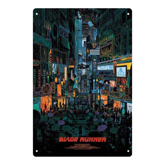 Blade Runner (1982) – Neon Cityscape Tin Sign