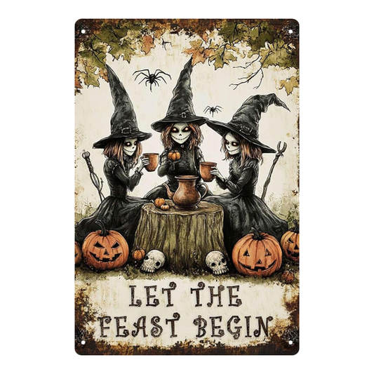 "Let The Feast Begin" Spooky Witches