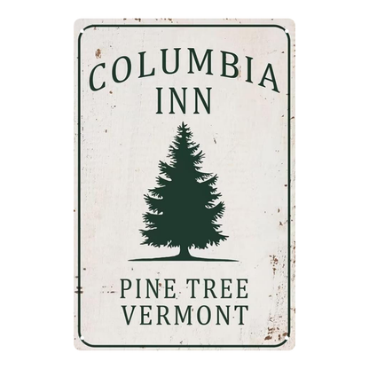 "Columbia Inn Pine Tree Vermont" White Christmas
