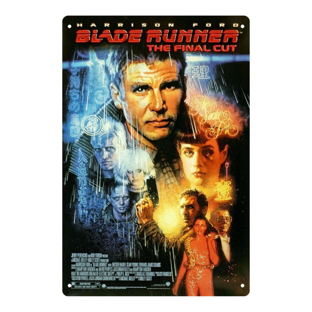 Blade Runner: The Final Cut Poster Tin Sign