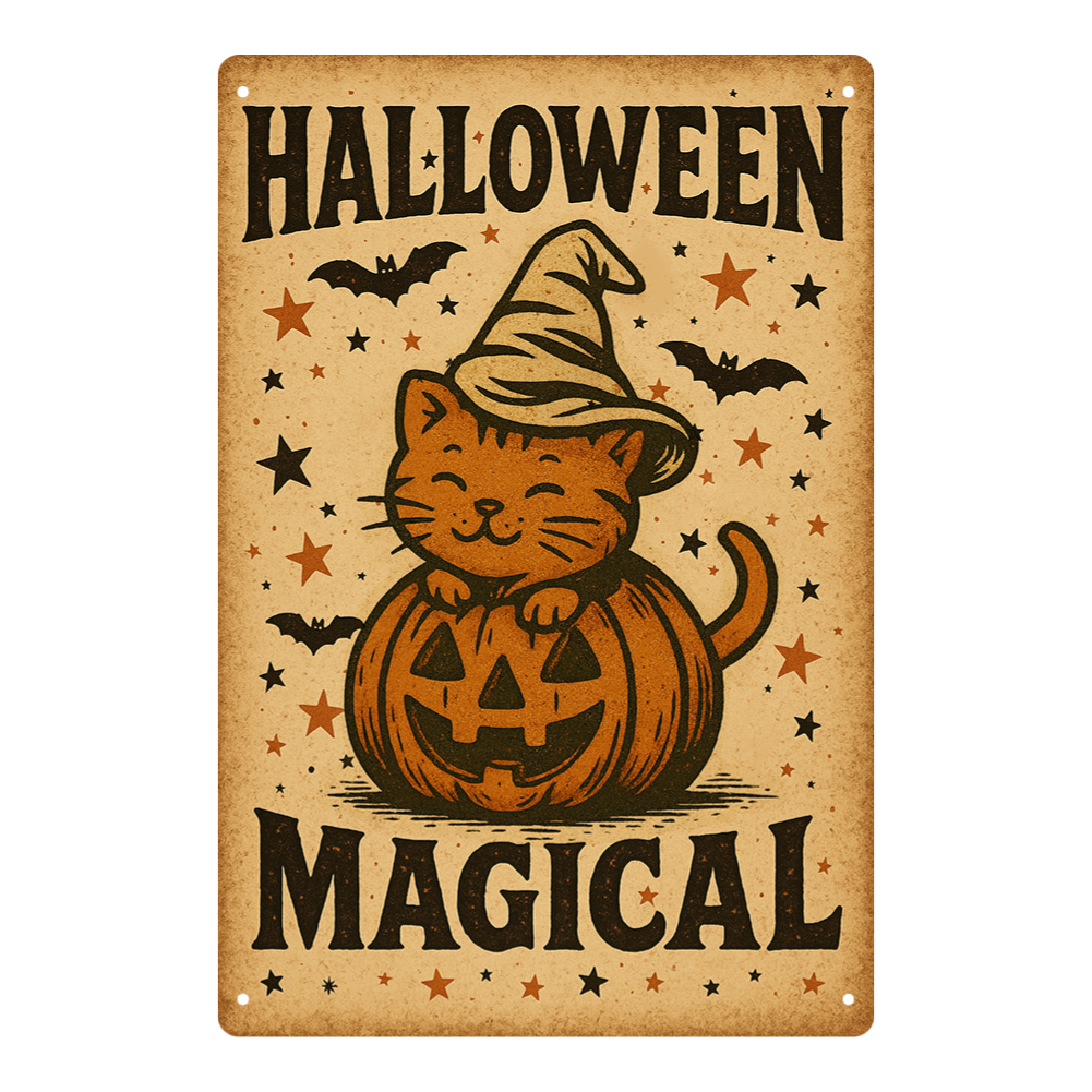 Halloween Magical – Cute Witch Cat