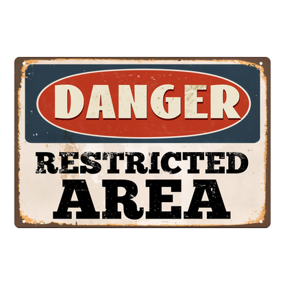 Danger Restricted Area