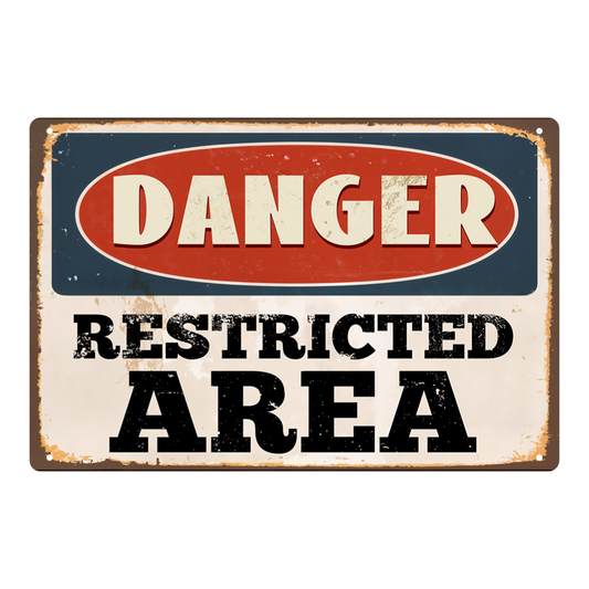 Danger Restricted Area