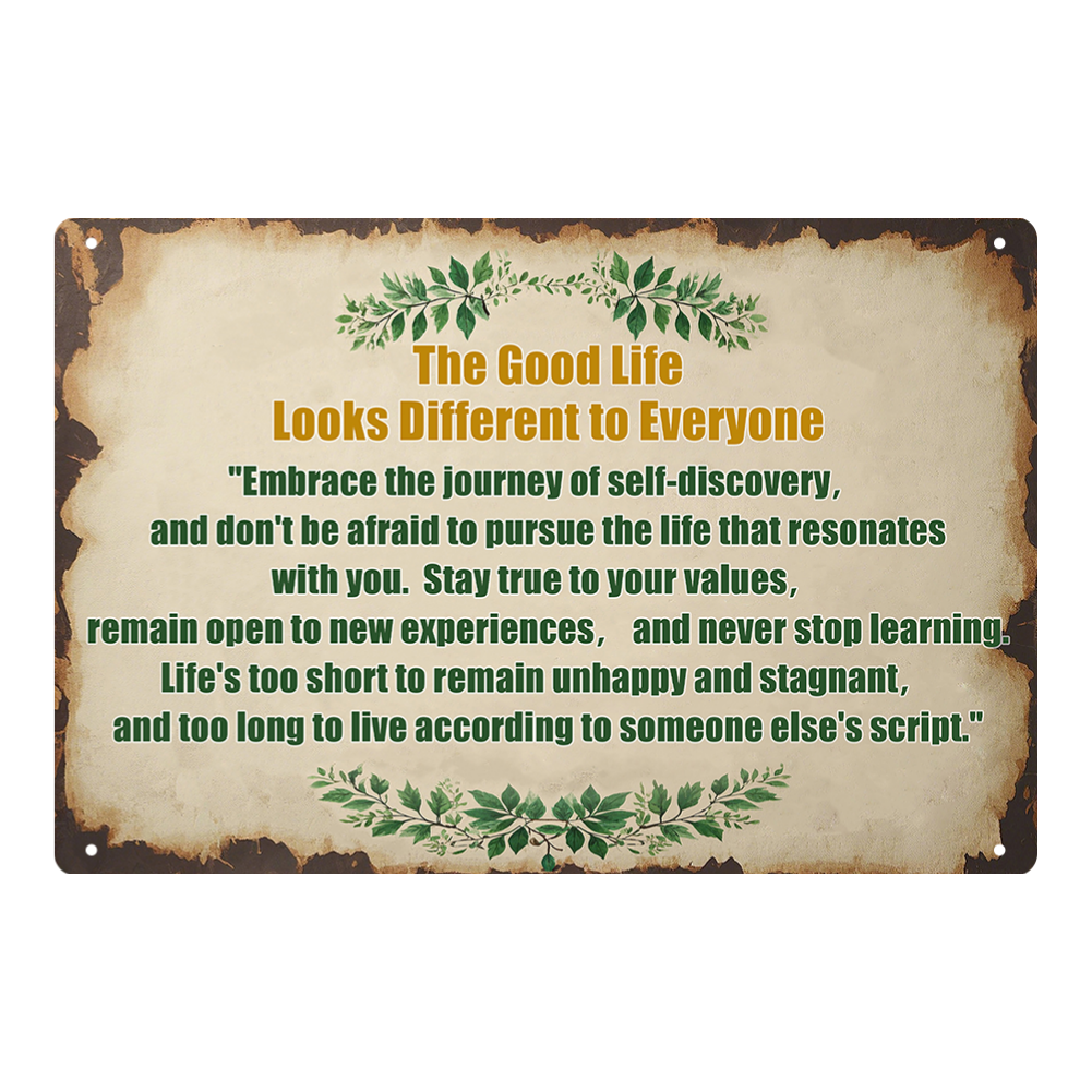 The Good Life Inspirational