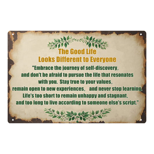 The Good Life Inspirational