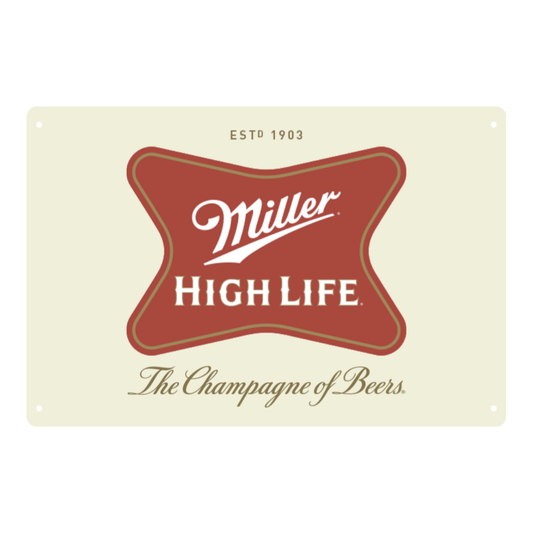 Miller High Life Vintage Metal Sign