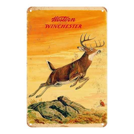 Vintage Western Winchester Deer