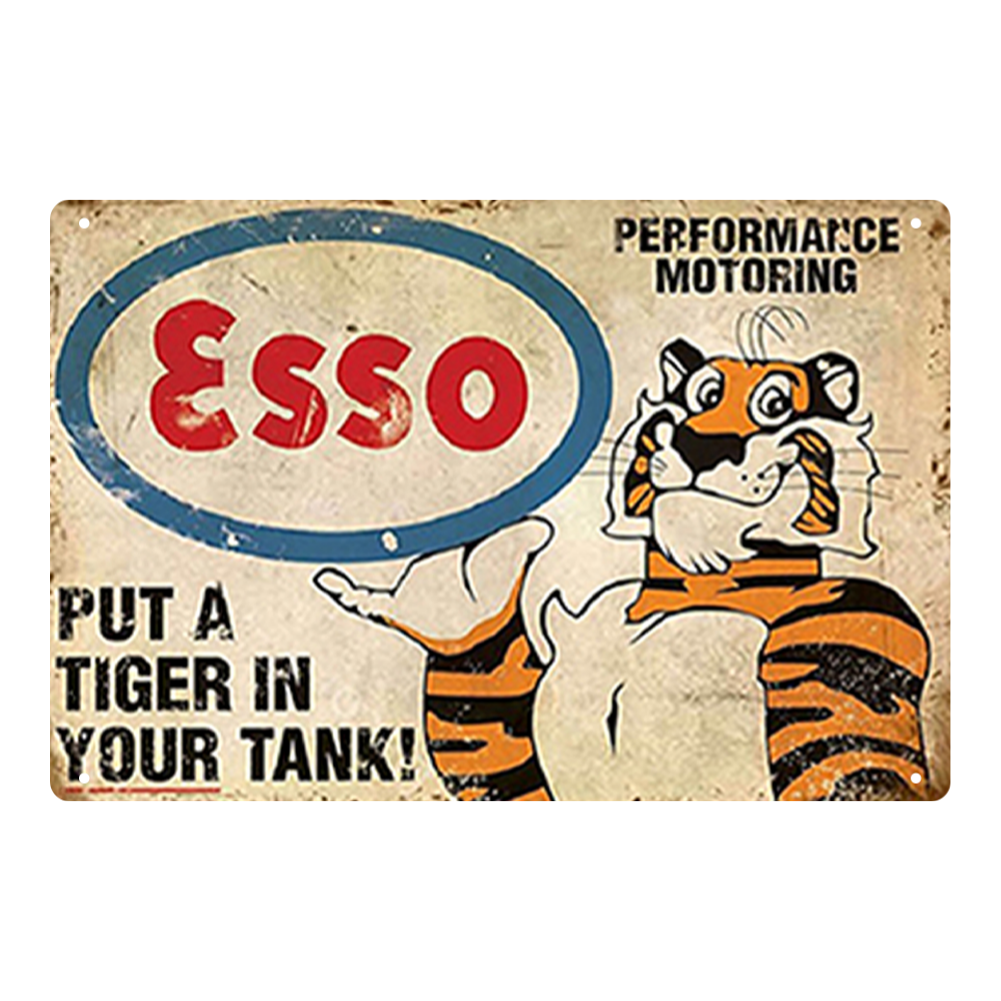 Esso Tiger ‘Put a Tiger in Your Tank’ Tin Sign