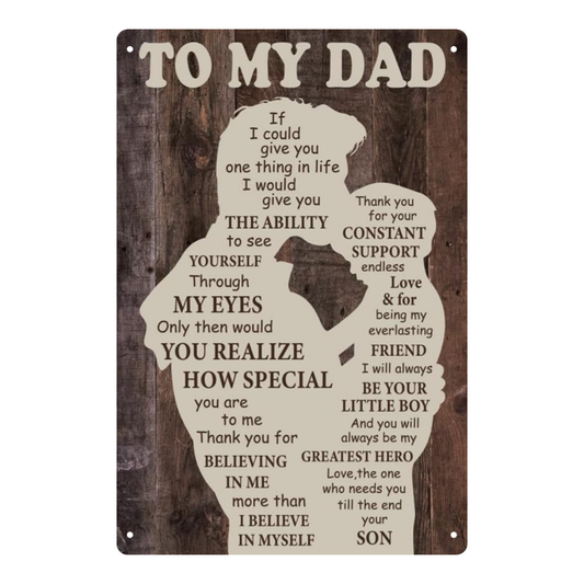 "To My Dad" Sentimental Letter