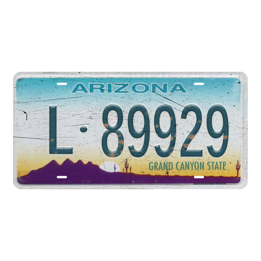 Arizona L-89929 - Tin License Plate Sign(6*12Inch)