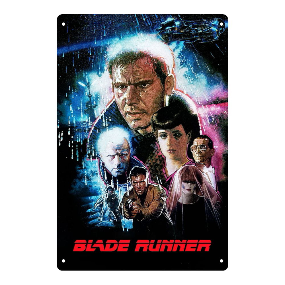 Blade Runner (1982) Classic Poster Tin Sign